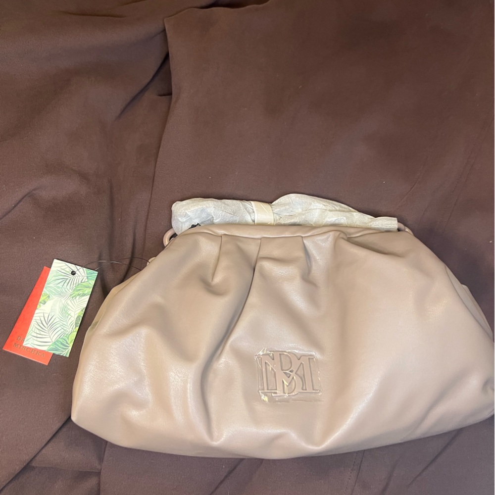 Beige Clutch Bag